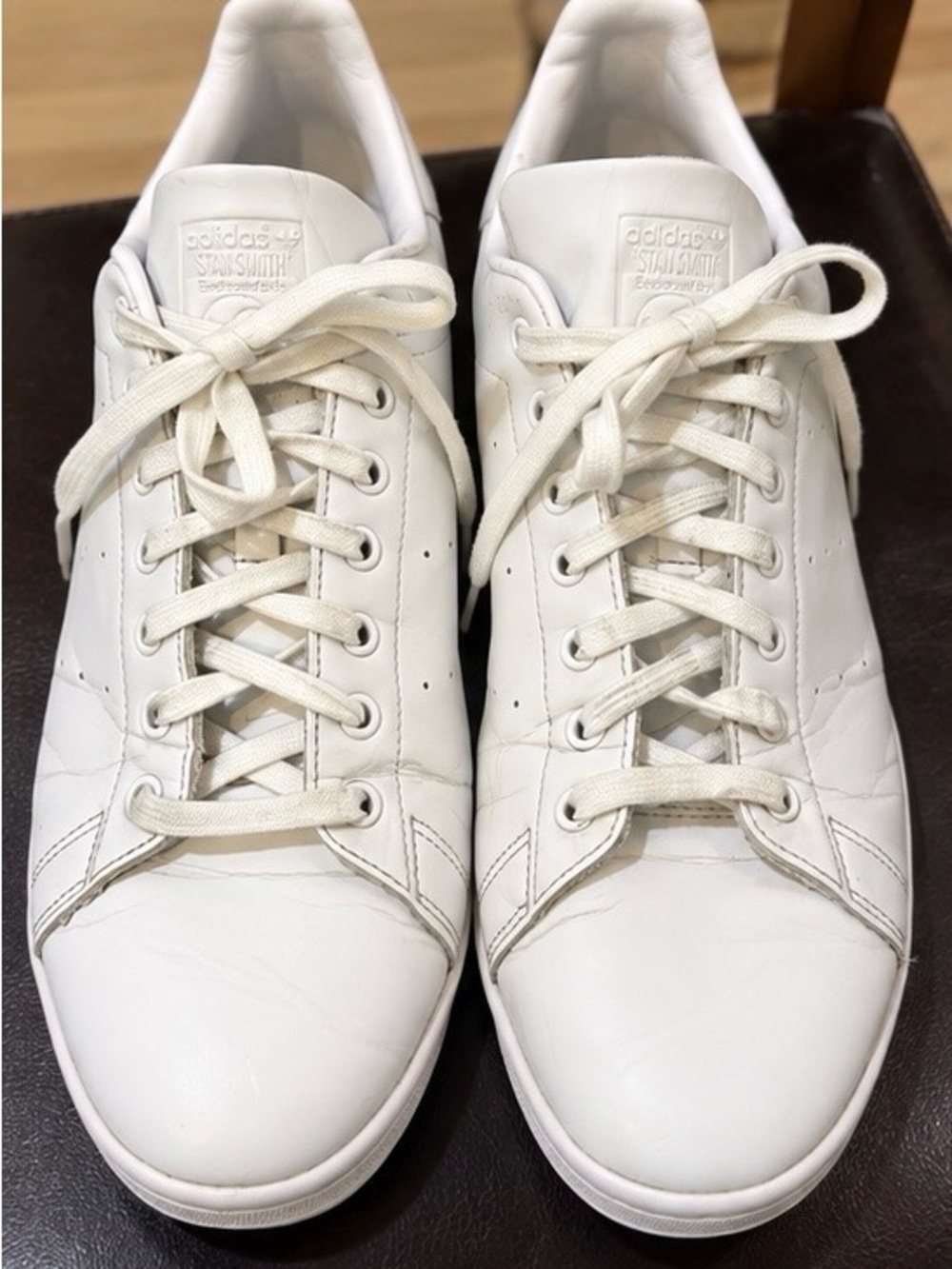 Adidas Stan Smith Primegreen Men’s Size 12 White Leather Sneakers Shoes Classic